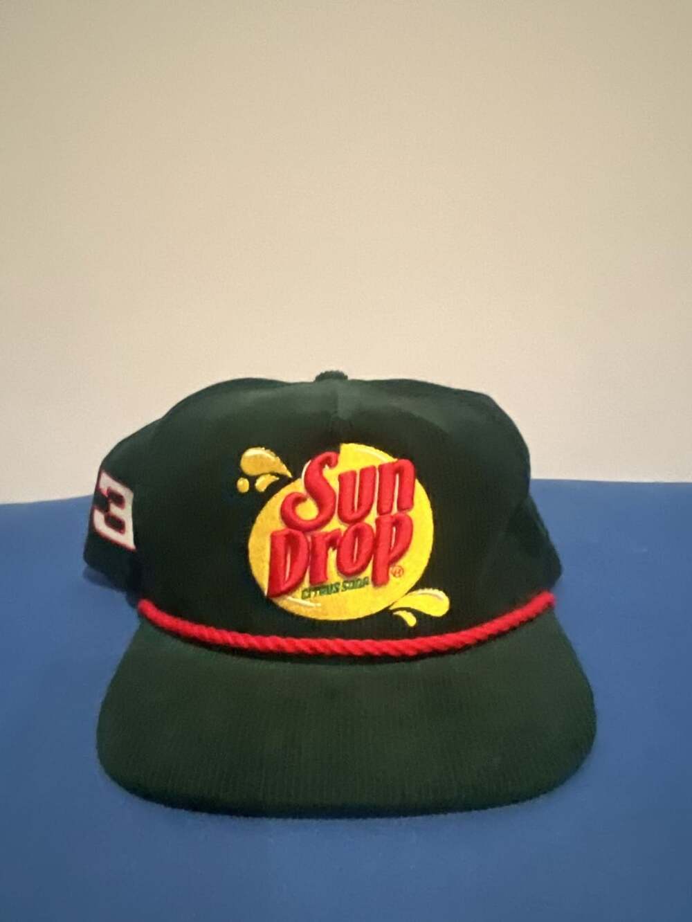 New Era Dale Earnhardt Jr. Sun Drop Citrus Soda Corduroy Snapback Hat